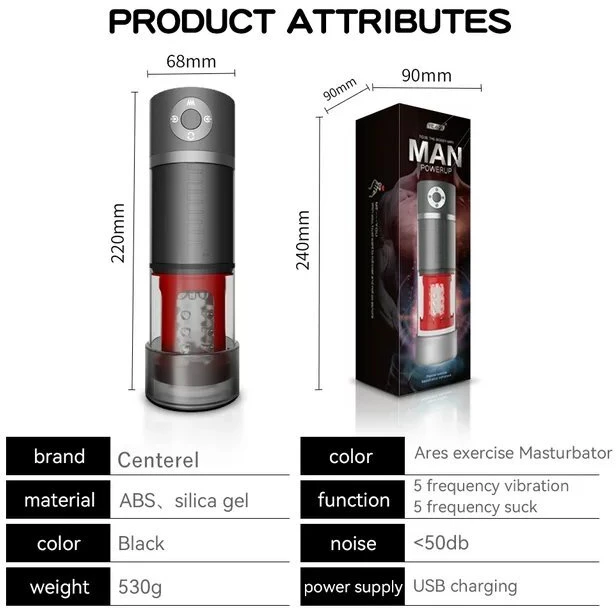 Automatinis vyrų masturbatorius / penio siurblys
