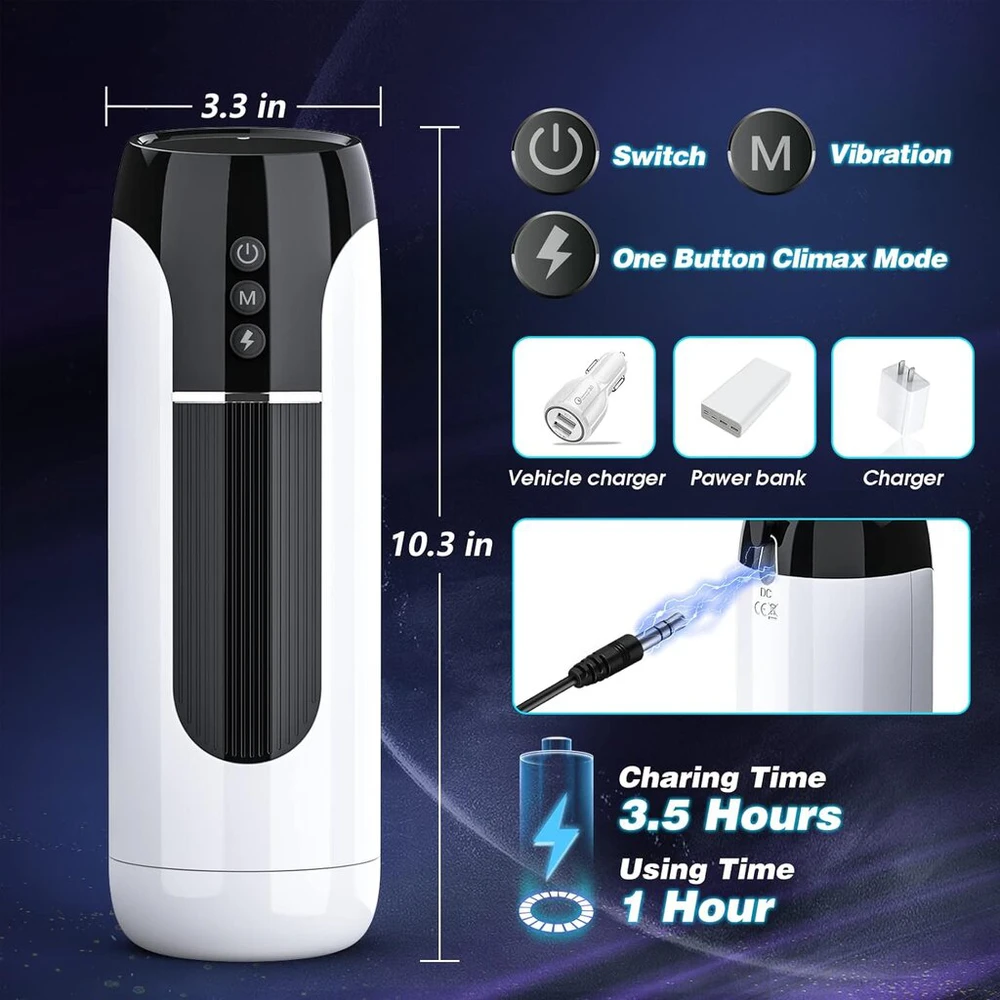Automatinis vyrų masturbatorius Shower 2.0