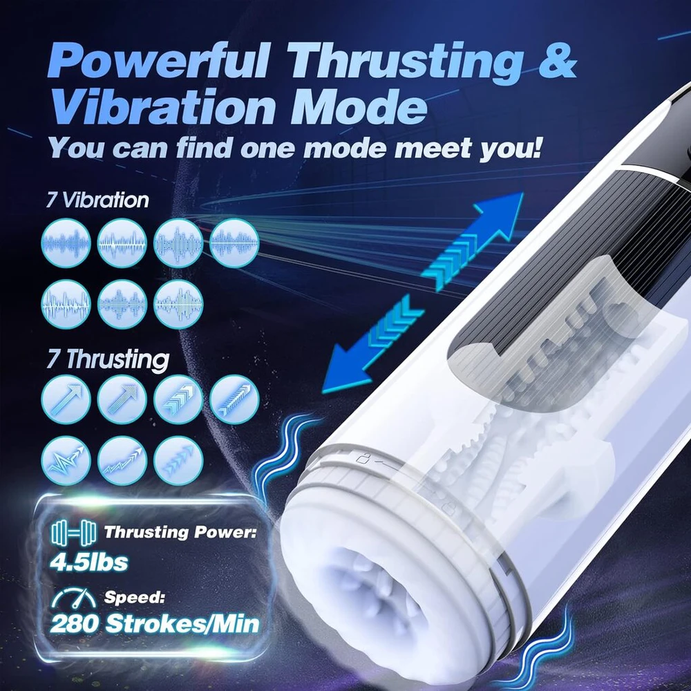 Automatinis vyrų masturbatorius Shower 2.0