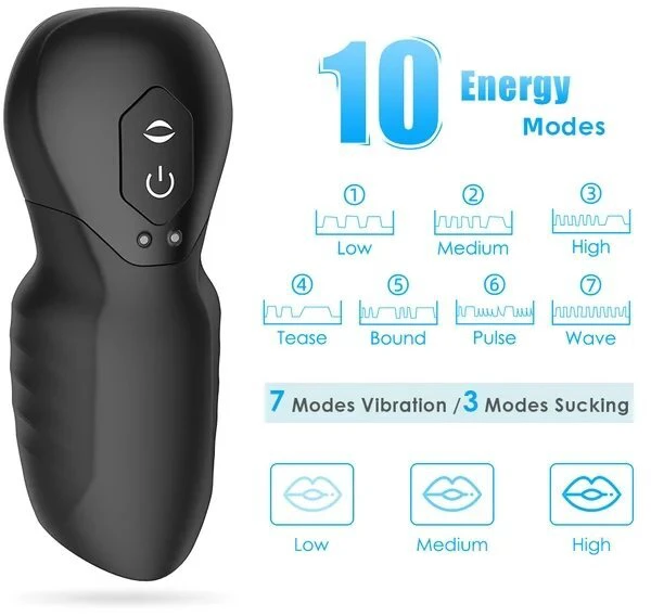 Automatinis vyrų masturbatorius Vibrating&Sucking