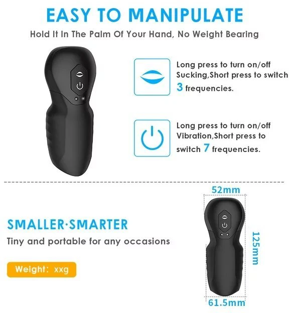Automatinis vyrų masturbatorius Vibrating&Sucking