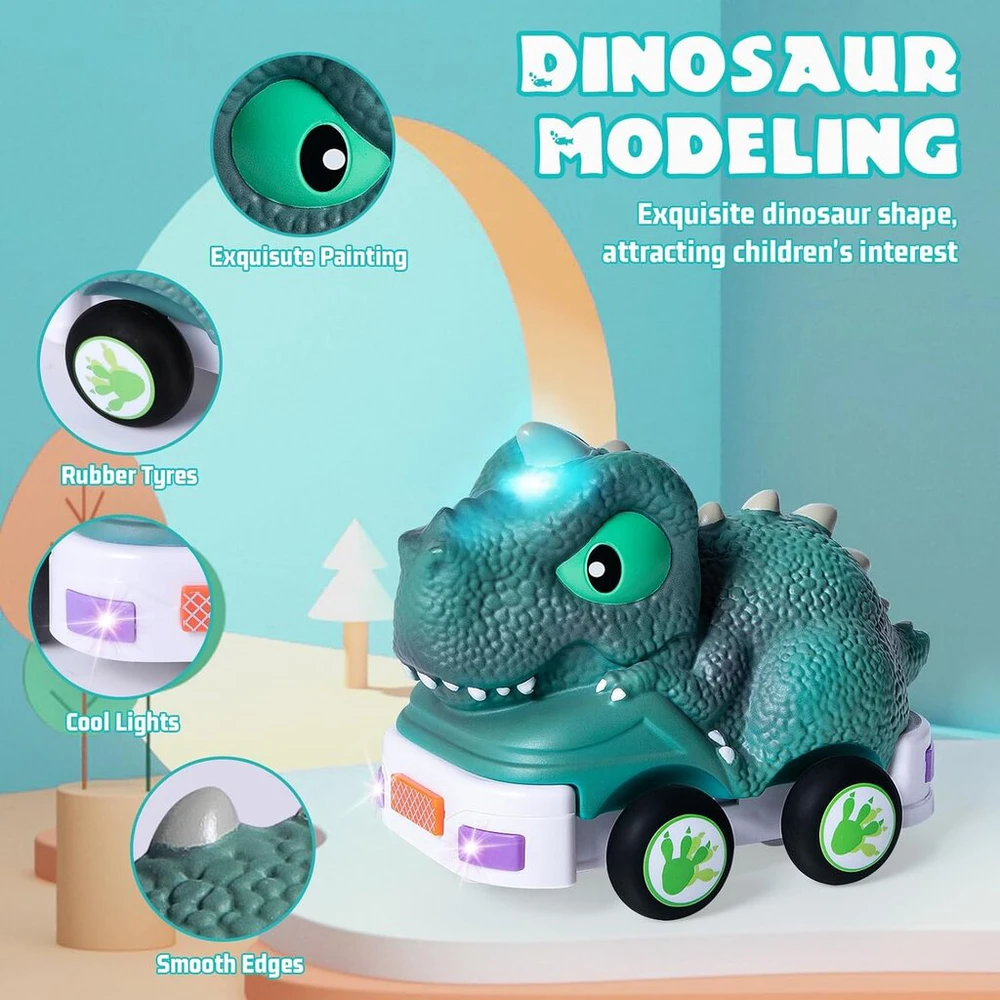 Automobilis su nuotolinio valdymo pulteliu Tyrannosaurus Car