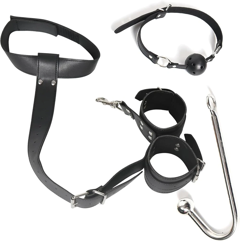 BDSM analinis kabliukas su kamuoliuku