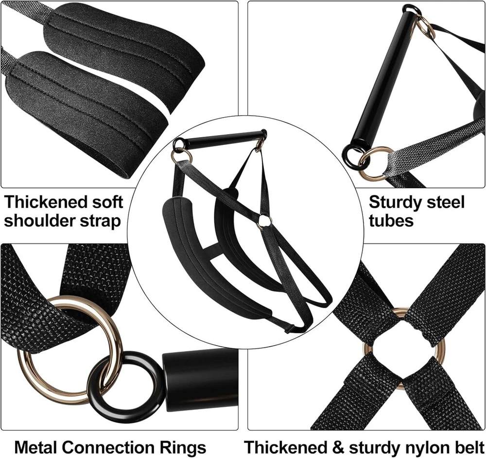 BDSM Bondage įrankiai seksualinei pagalbai miegamajame