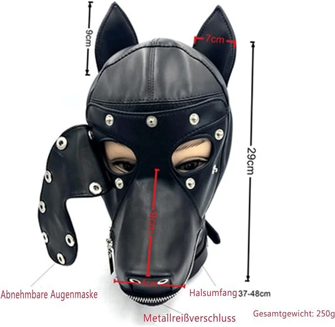 BDSM kaukė Dog