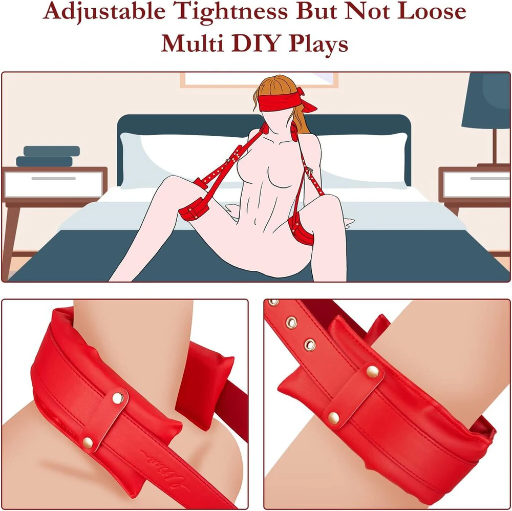 BDSM surišimo ir suvaržymo rinkinys
