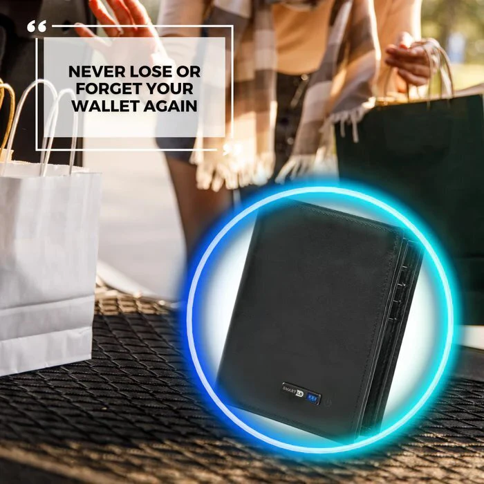 Bluetooth piniginė, SmartLb, kavos spalvos
