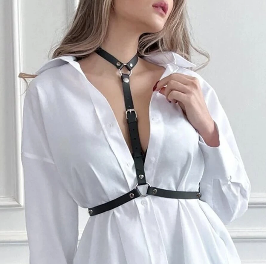 Bondage kūno diržas Flirty Leather Belt