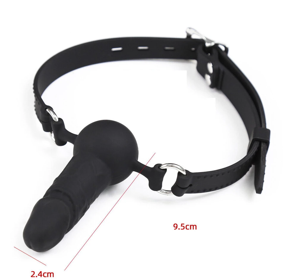 Burnos kaištis Dildo Gag