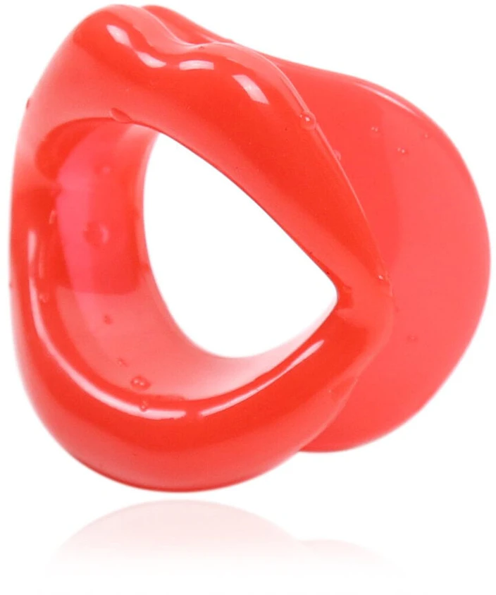 Burnos kaištis Lips Gag, raudona