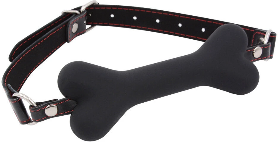 Burnos kaulas Bone Gag, juodas