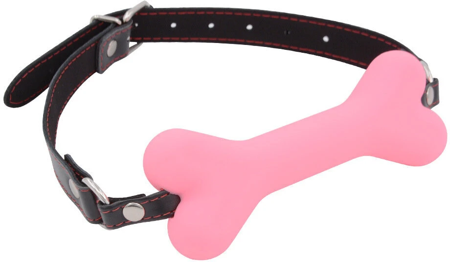 Burnos kaulas Bone Gag, rožinis
