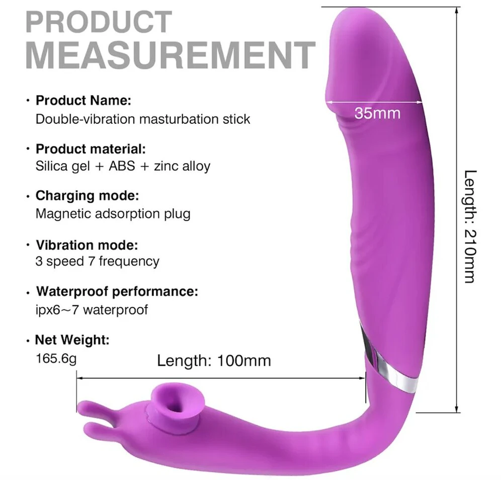 Daugiafunkcis dildo formos vibratorius