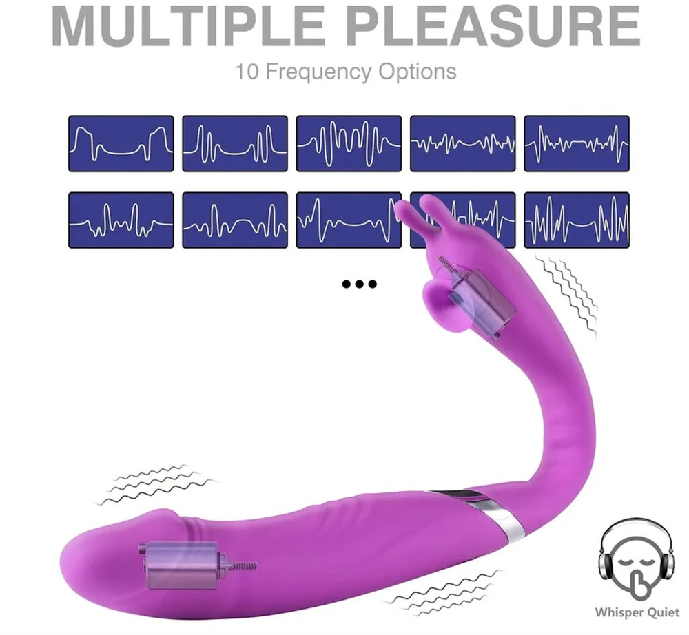Daugiafunkcis dildo formos vibratorius