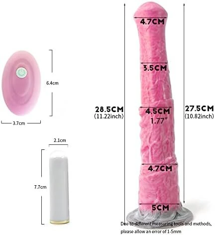 Dildo su nuotolinio valdymo pulteliu Horse Dildo