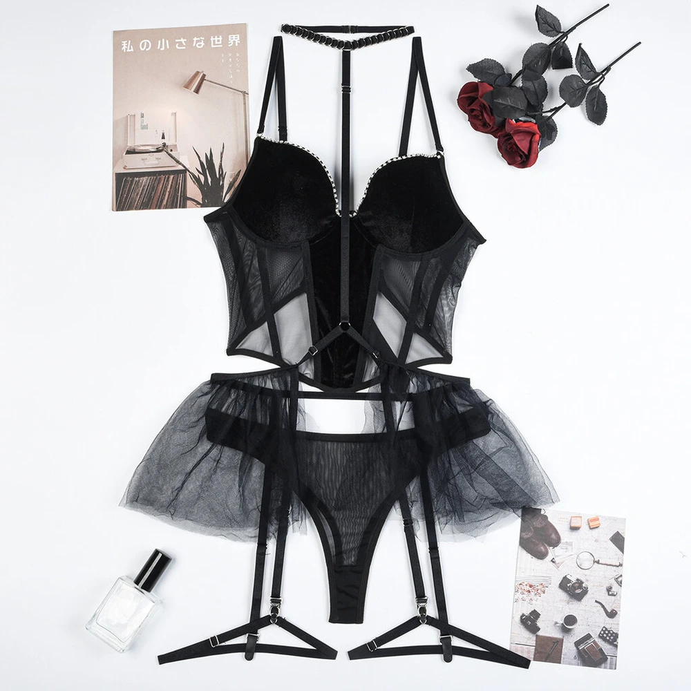 Dviejų dalių apatinio trikotažo komplektas Sexy Elegance