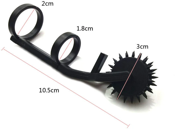 Dvigubas ratukas pirštui Wartenberg Wheel