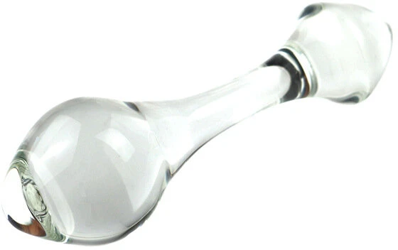 Dvipusis stiklo masažuoklis, 14 cm