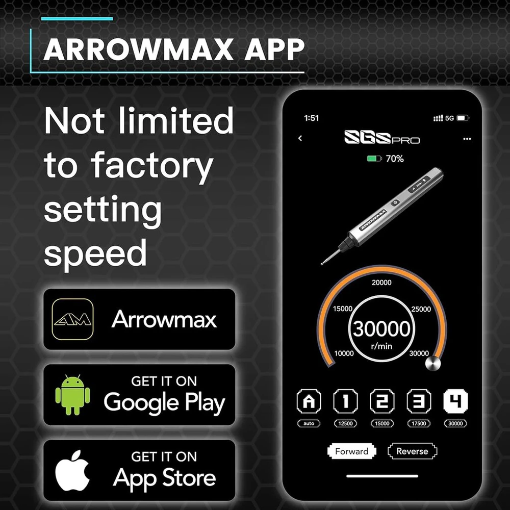 Elektriniai graviravimo rašikliai Arrowmax