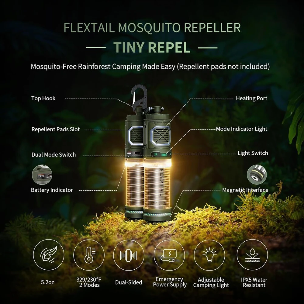 Flextail gear uodų repelentas, 1 vnt.