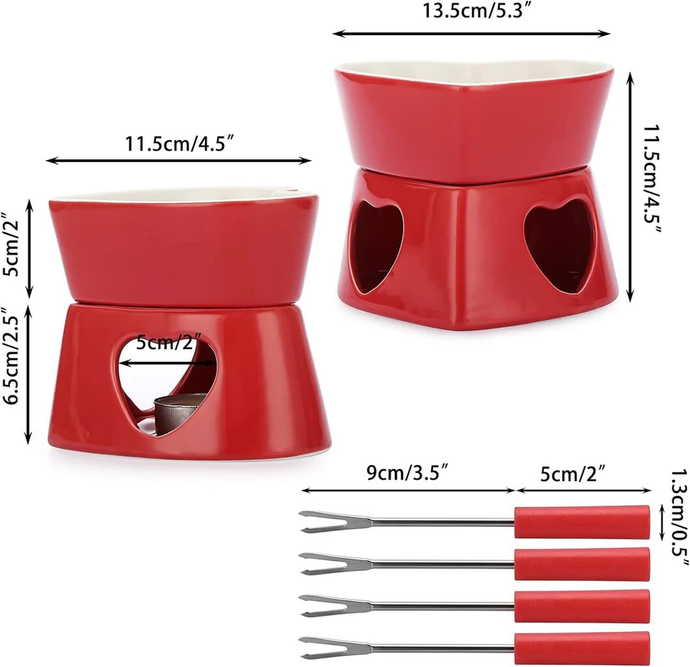 Fondue rinkinys, 5 dalių