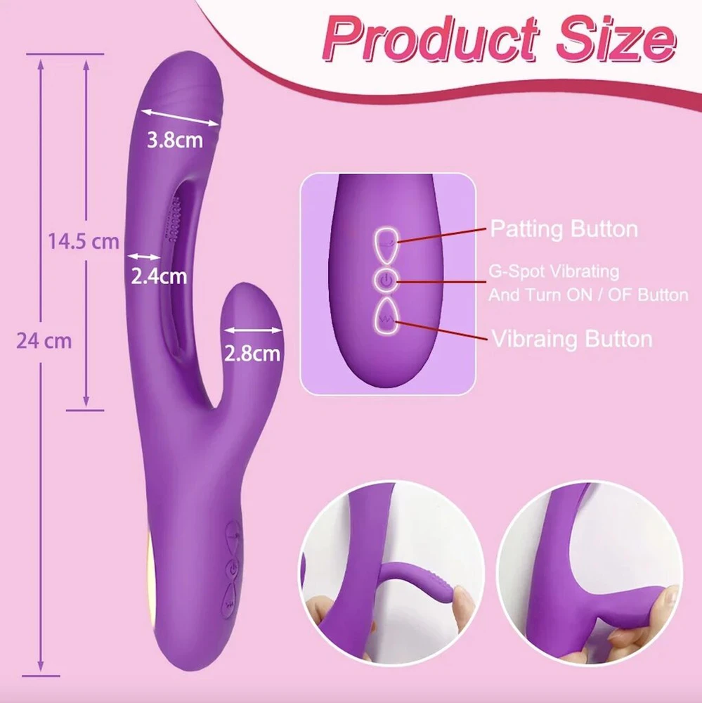 G taško vibratorius, violetinis