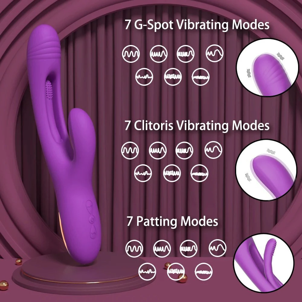 G taško vibratorius, violetinis
