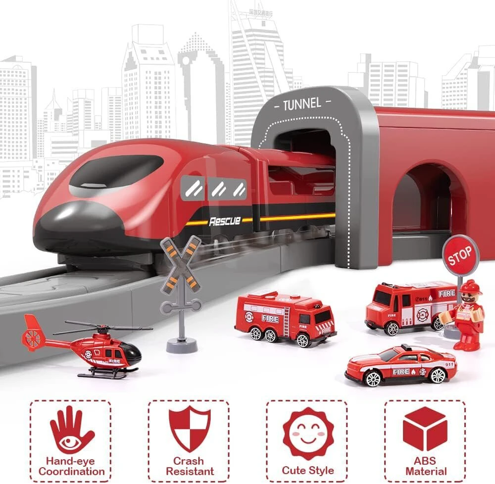 Geležinkelio trasa Fire Rescue Train