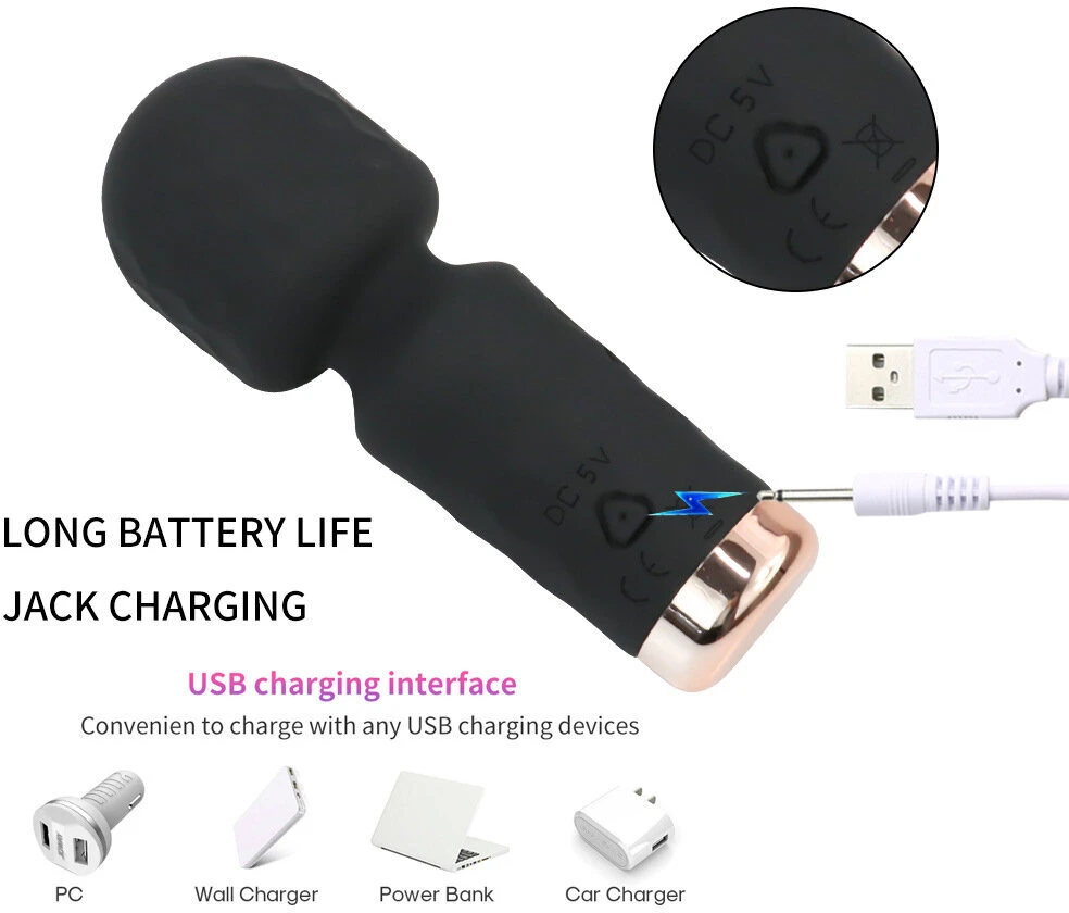 Įkraunamas vibratorius Mini, mėlynas