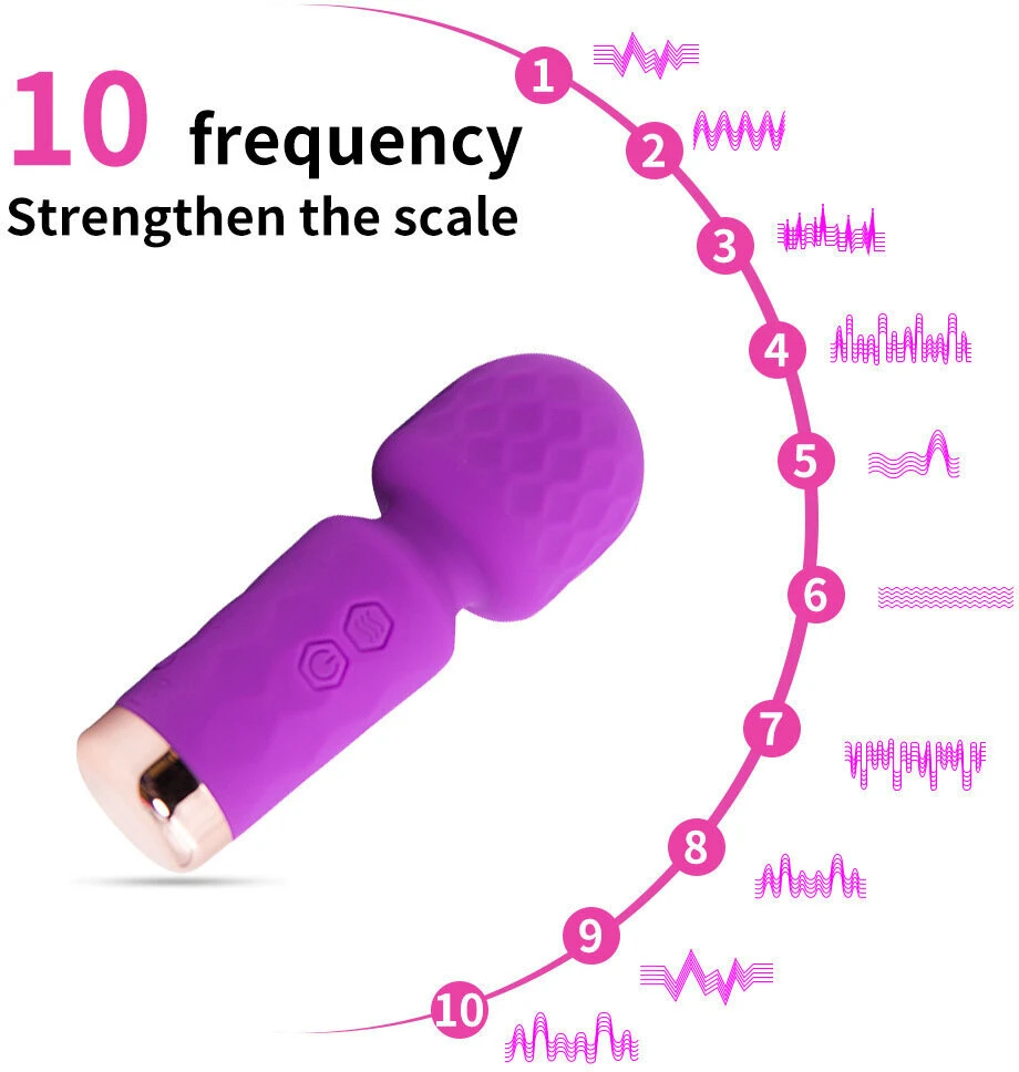 Įkraunamas vibratorius Mini, mėlynas