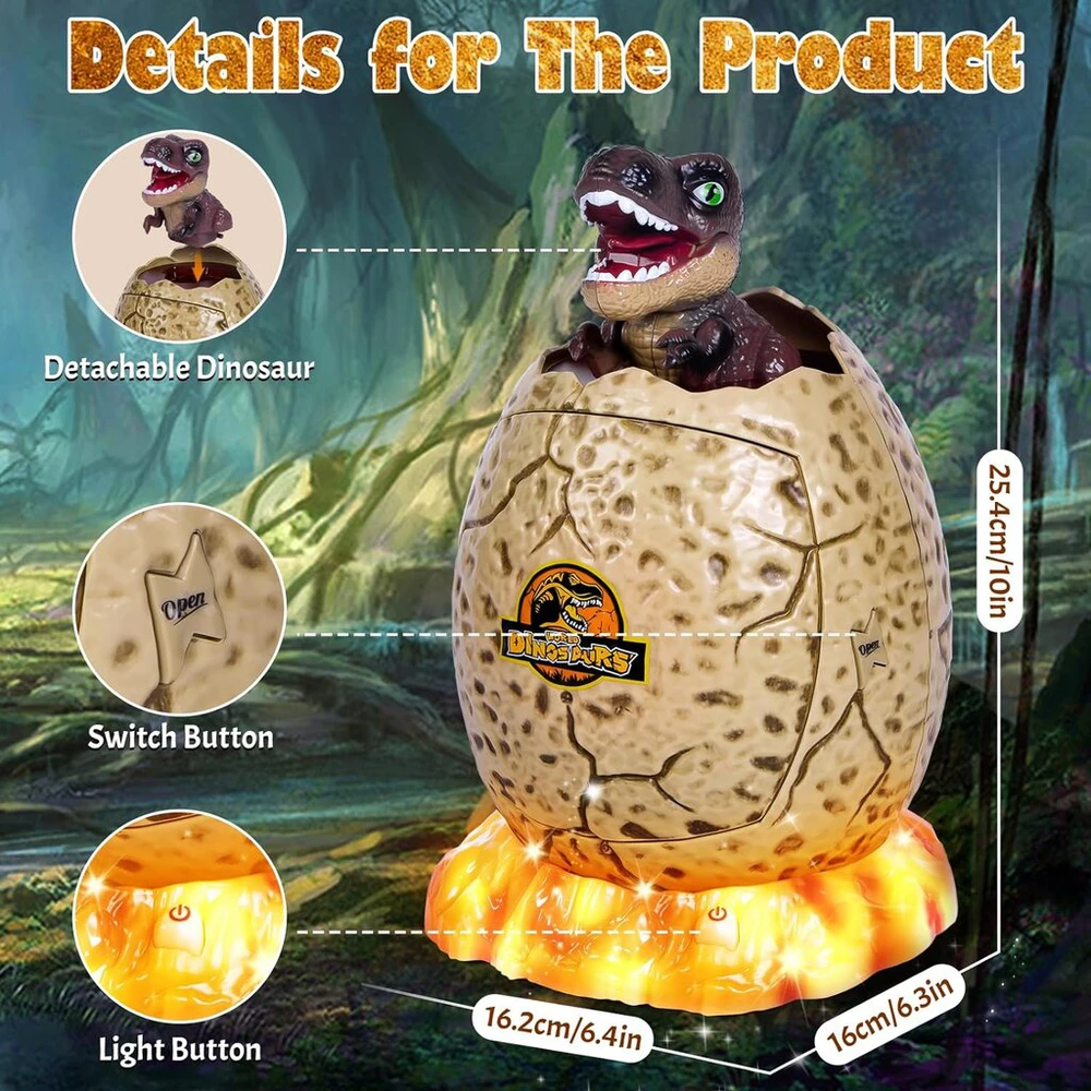 Interaktyvi taupyklė už pinigus Dinosaur Egg