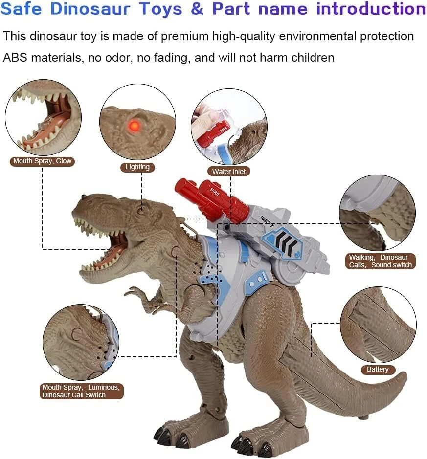 Interaktyvus dinozauras su nuotolinio valdymo pulteliu Tyrannosaurus