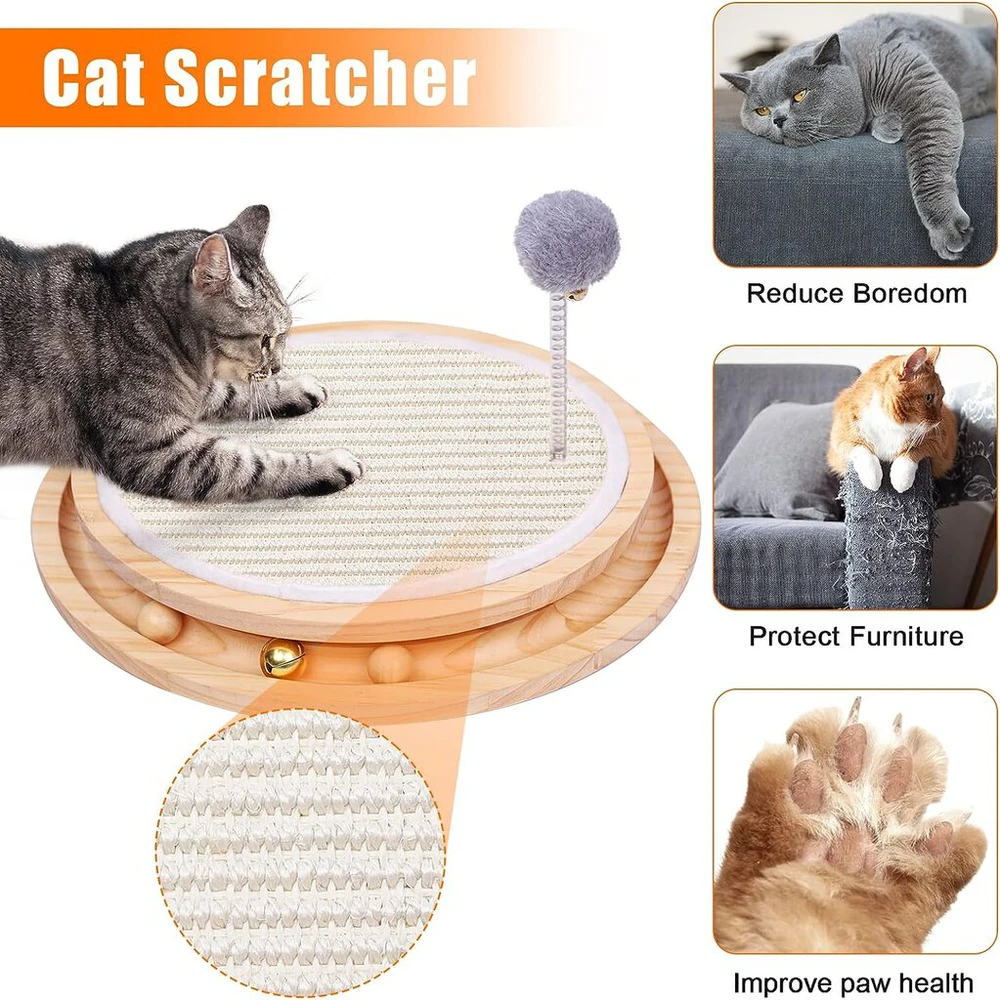 Interaktyvus žaislas katėms Scratcher