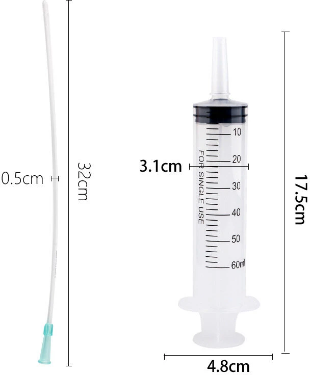 Išangės ir makšties valiklis Enema Injector, 60 ml