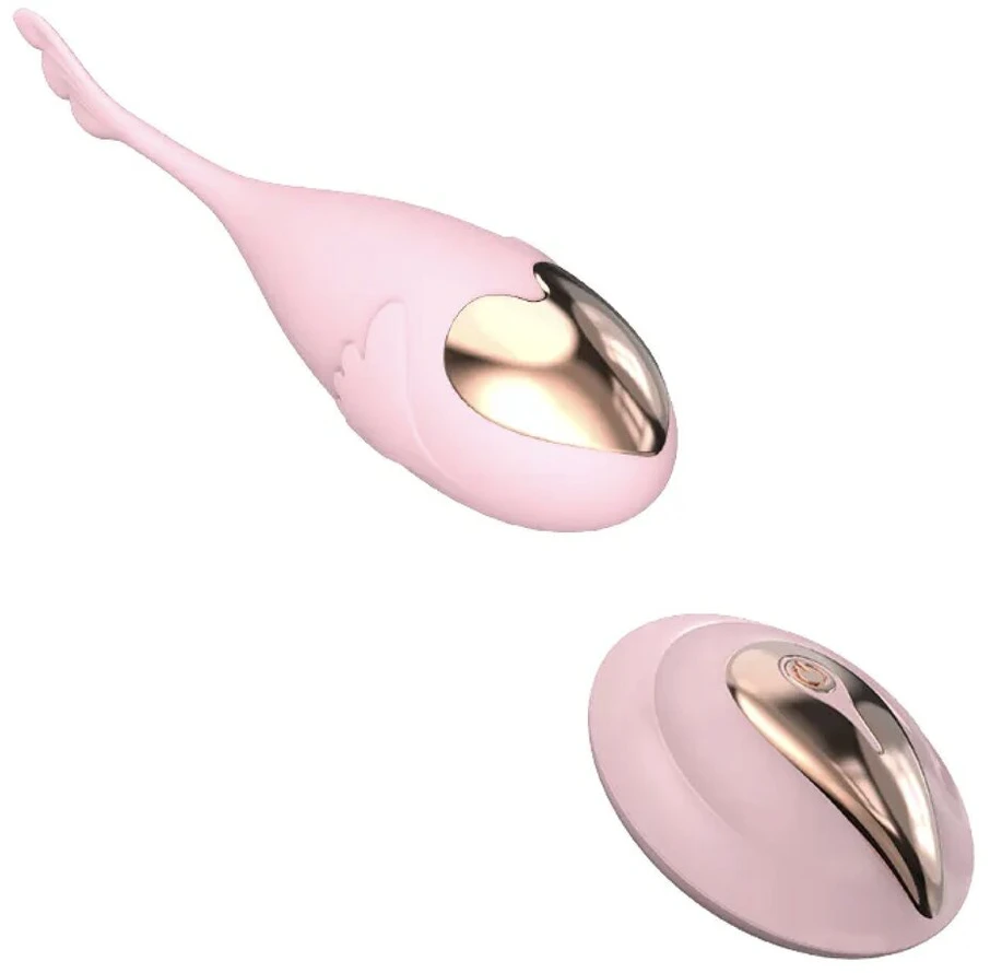 Kegel vibratorius Goldfish su nuotolinio valdymo pulteliu