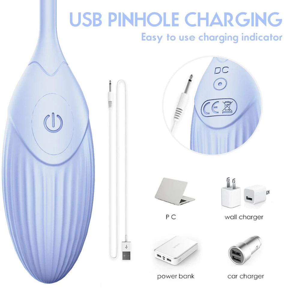 Kegel vibratorius, mėlynas