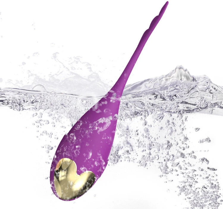 Kėgelio vibratorius su nuotolinio valdymo pulteliu Aibang Goldfish, violetinis