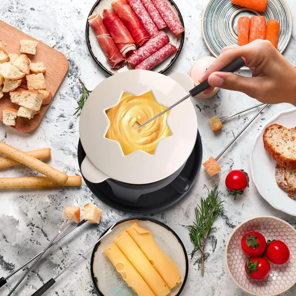 Ketaus katilų fondue rinkinys