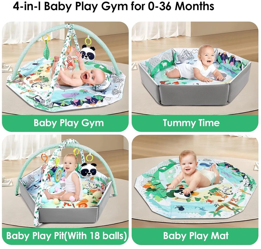 Kilimėlis vaikams 4in1