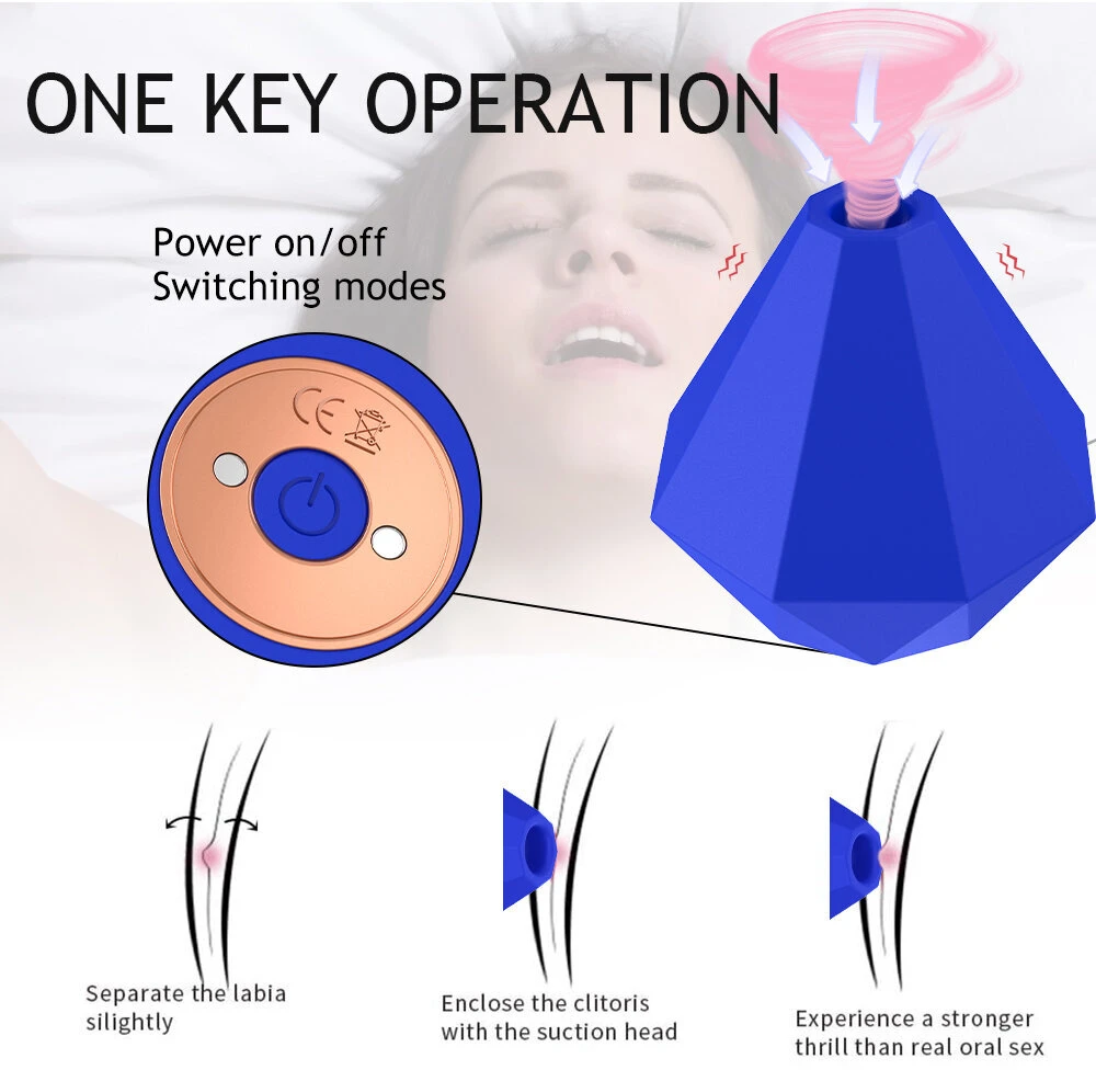 Kliitori stimuliatorius Diamond, 10 režimų