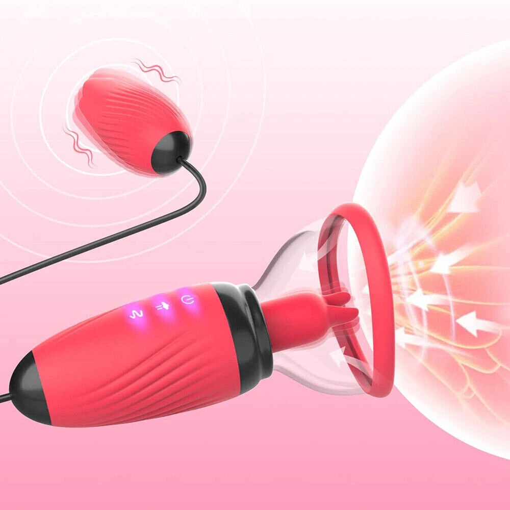 Klitoriaus ir spenelių vibratorius 3in1