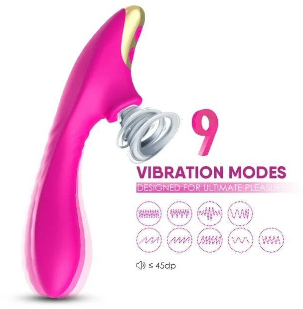 Klitorinis vibratorius 2in1