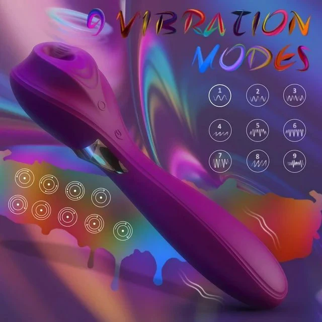 Klitorinis vibratorius 2in1