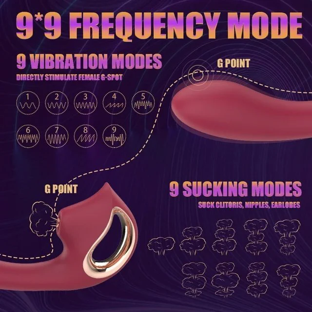 Klitorinis vibratorius 2in1
