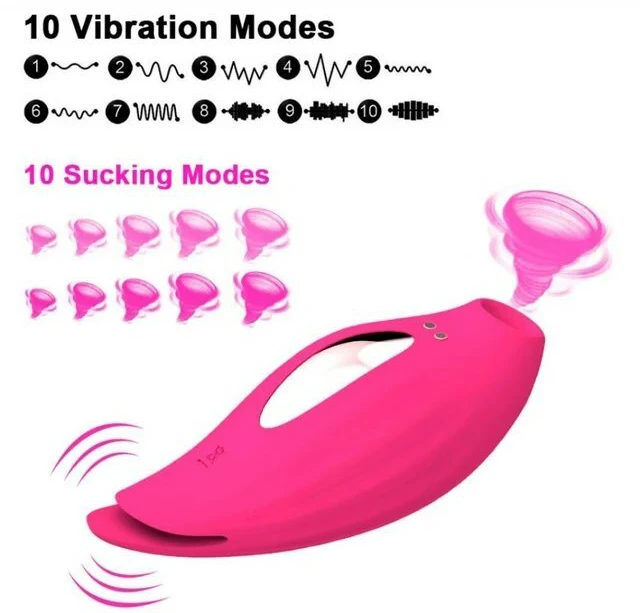 Klitorinis vibratorius 2in1