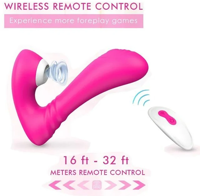 Klitorinis vibratorius 2in1