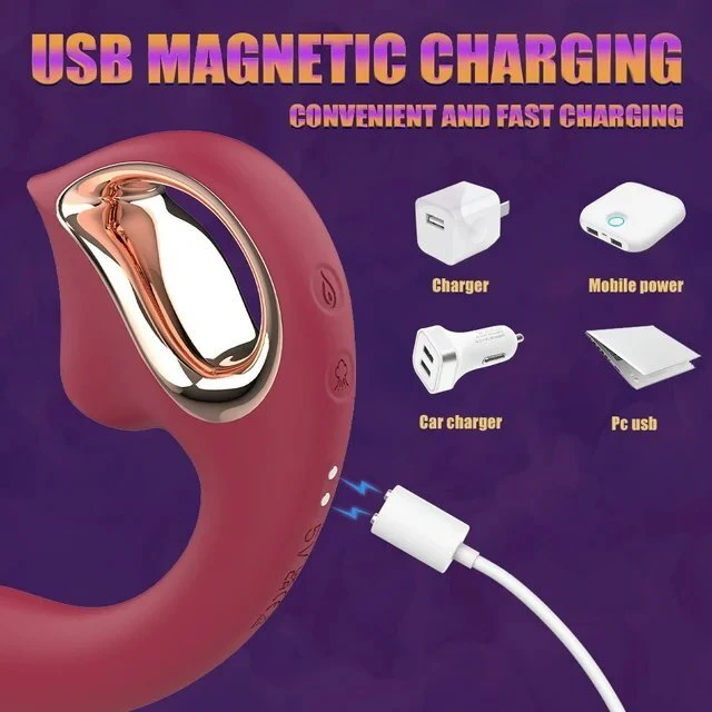 Klitorinis vibratorius 2in1