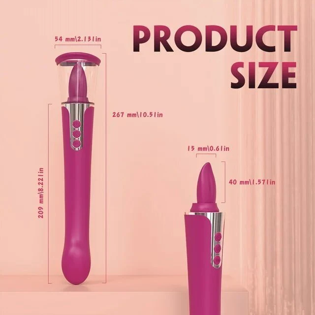Klitorinis vibratorius 3in1