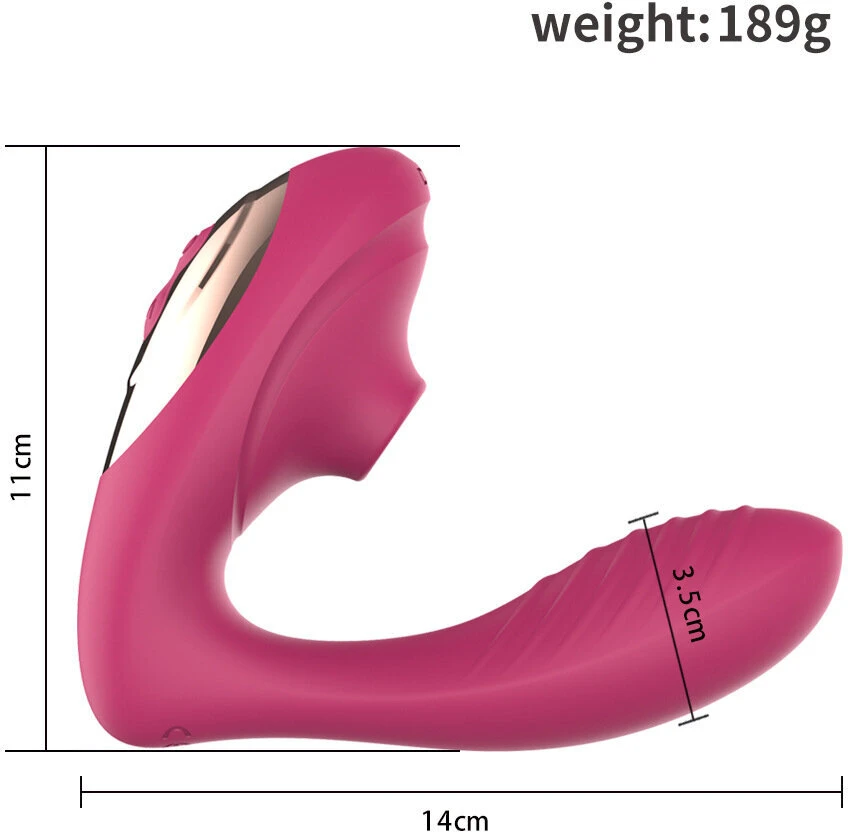 Klitorio ir G taško stimuliatoriaus siurbimo vibratoriaus dildo