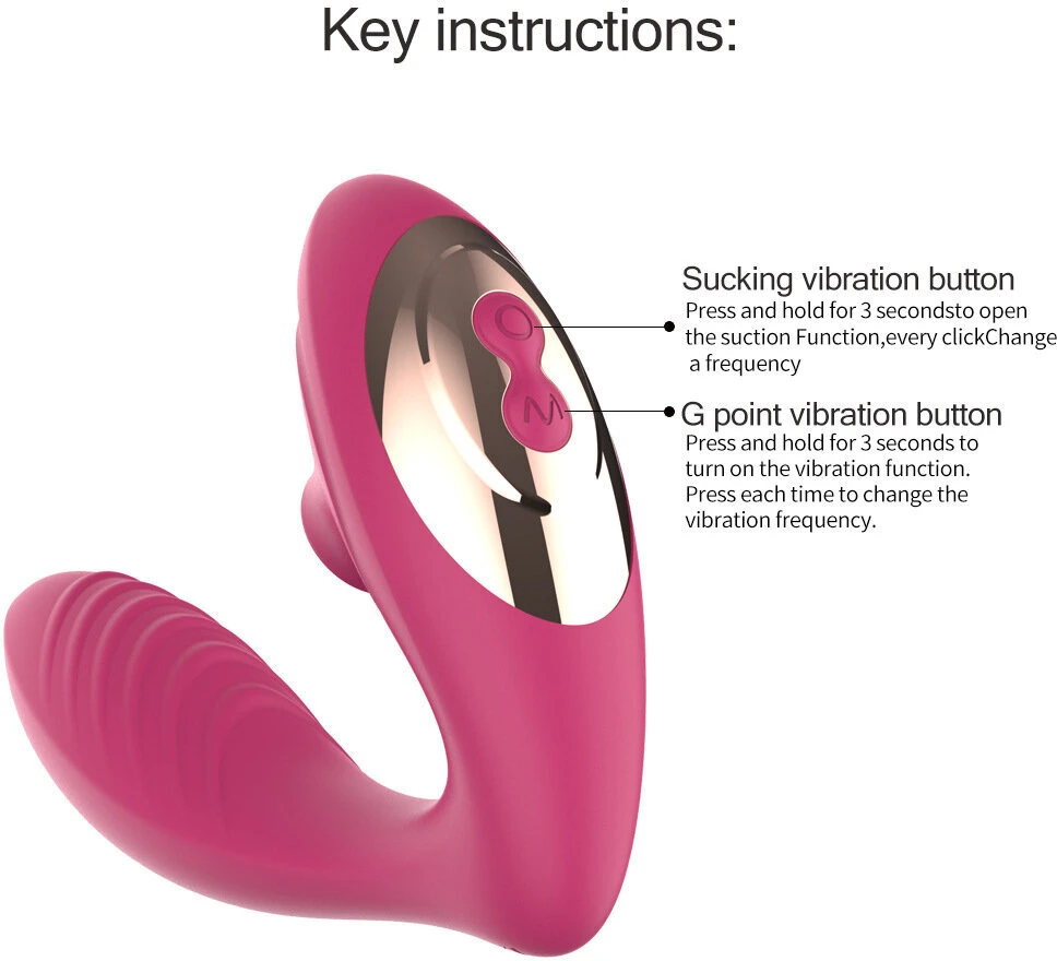 Klitorio ir G taško stimuliatoriaus siurbimo vibratoriaus dildo